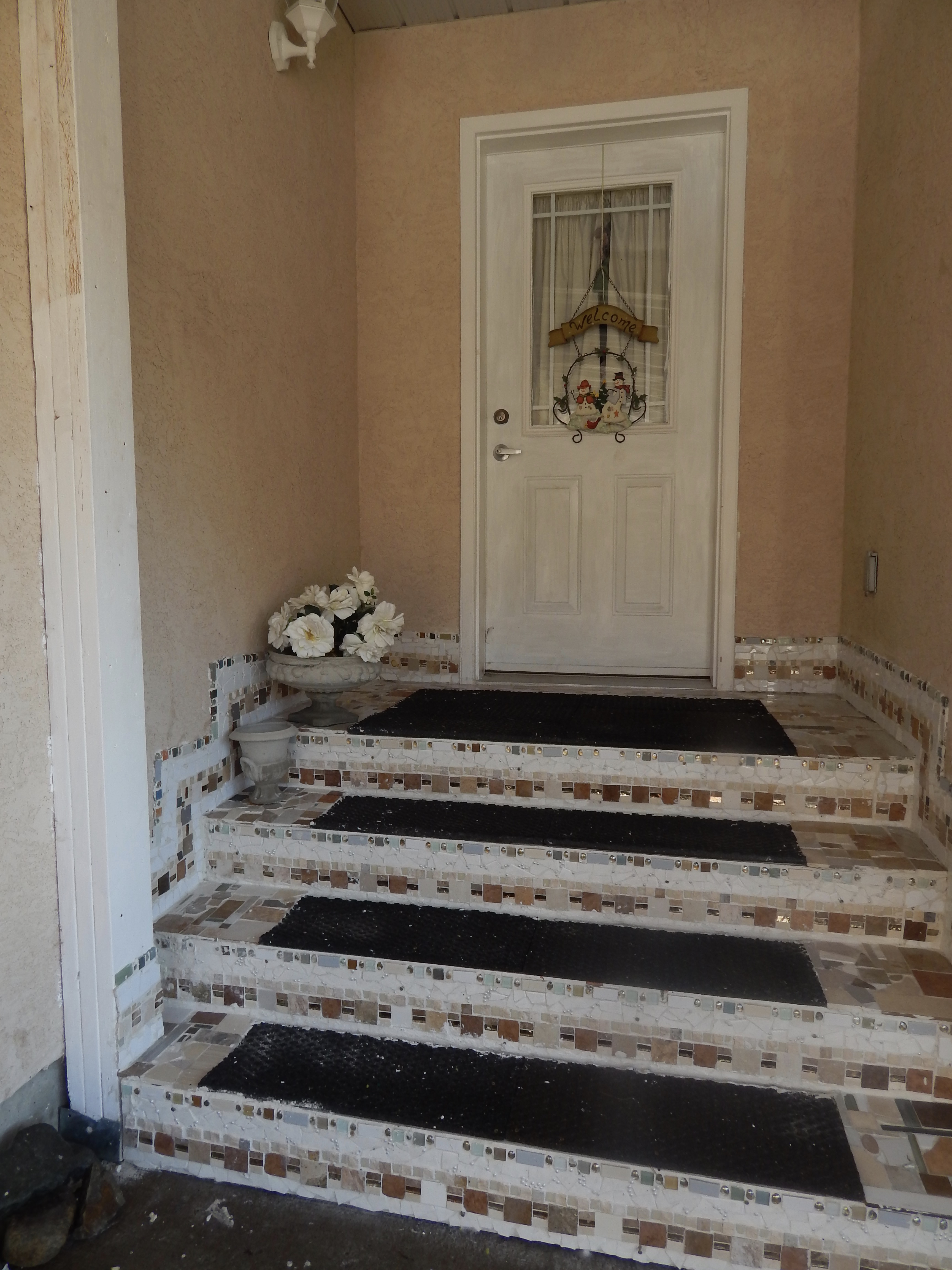 Treppe Mosaik Christine Louise